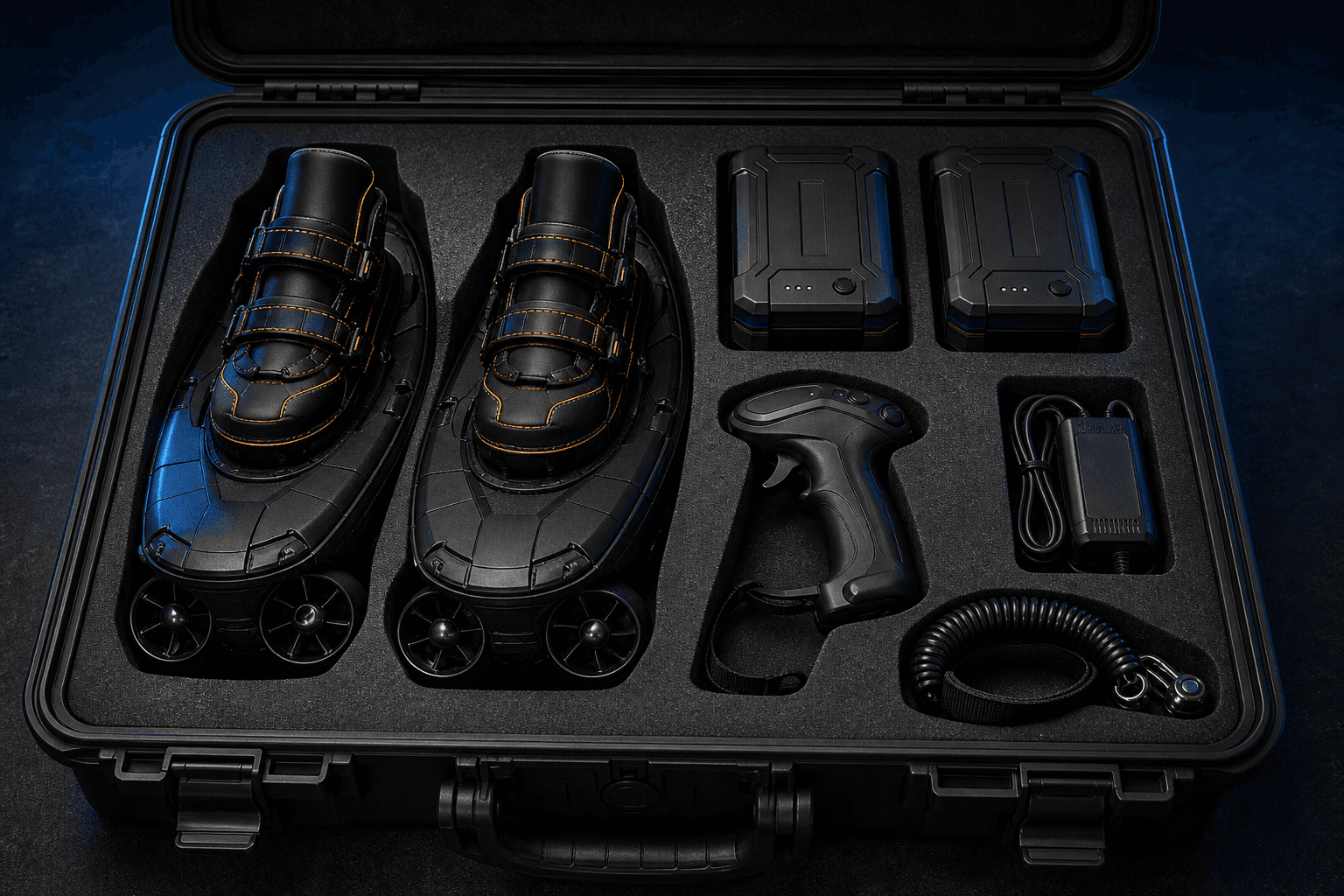 Hydreon kit with swappable battery packs and remote